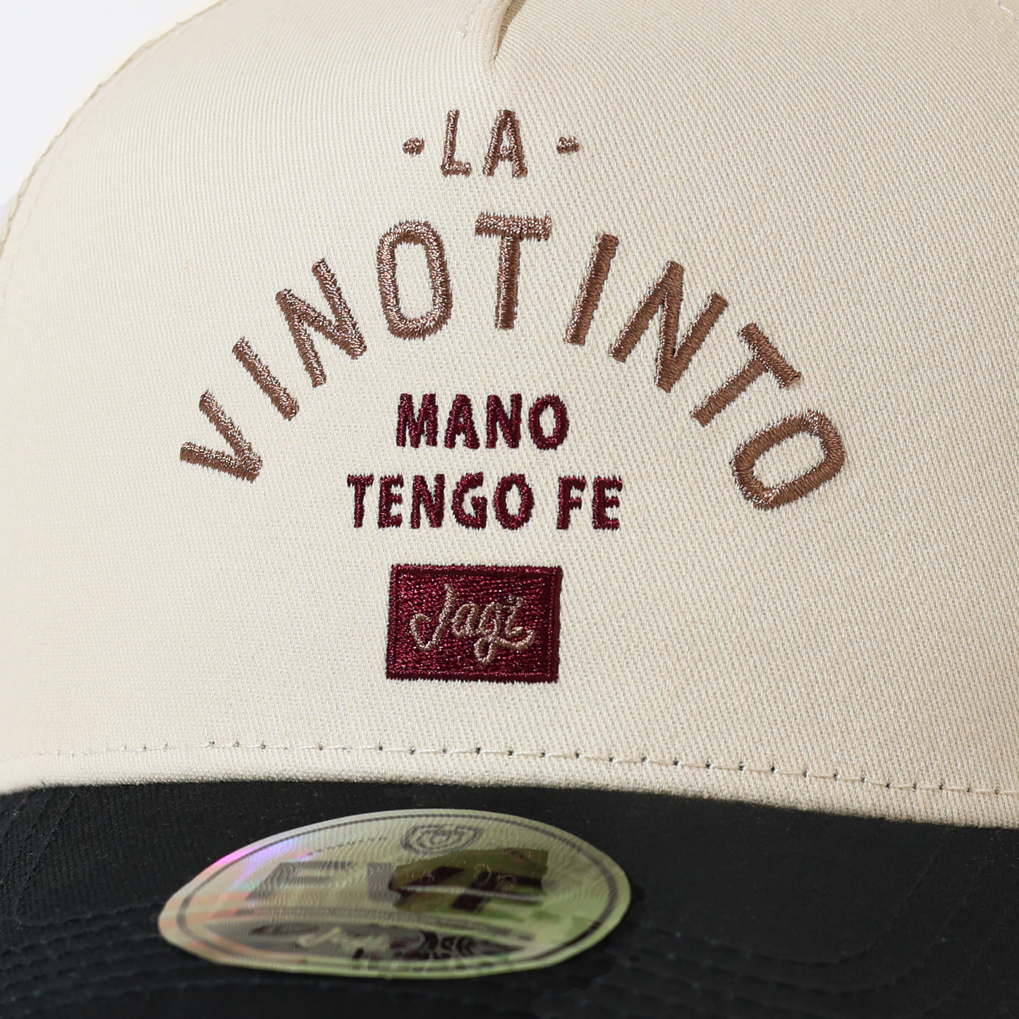 GORRA 5 PANELES | LA VINOTINTO MANO TENGO FE | JAGI X FVF
