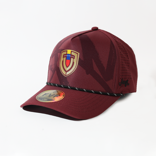 GORRA 5 PANELES | VINOTINTO | JAGI X FVF