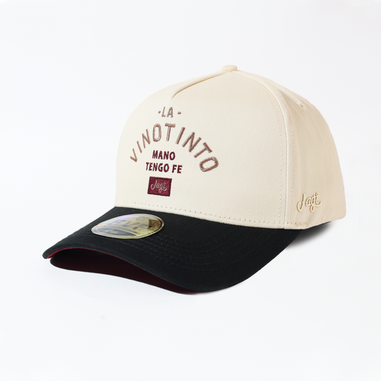 GORRA 5 PANELES | LA VINOTINTO MANO TENGO FE | JAGI X FVF