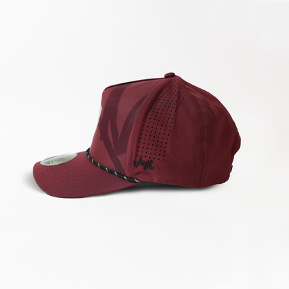 GORRA 5 PANELES | VINOTINTO | JAGI X FVF