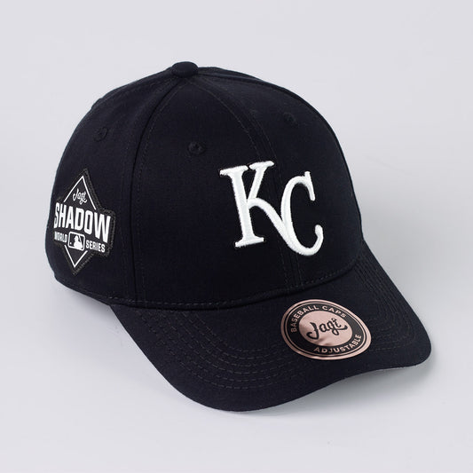 JAGI MLB SHADOW | Kansas City Royals Black & White | Curva